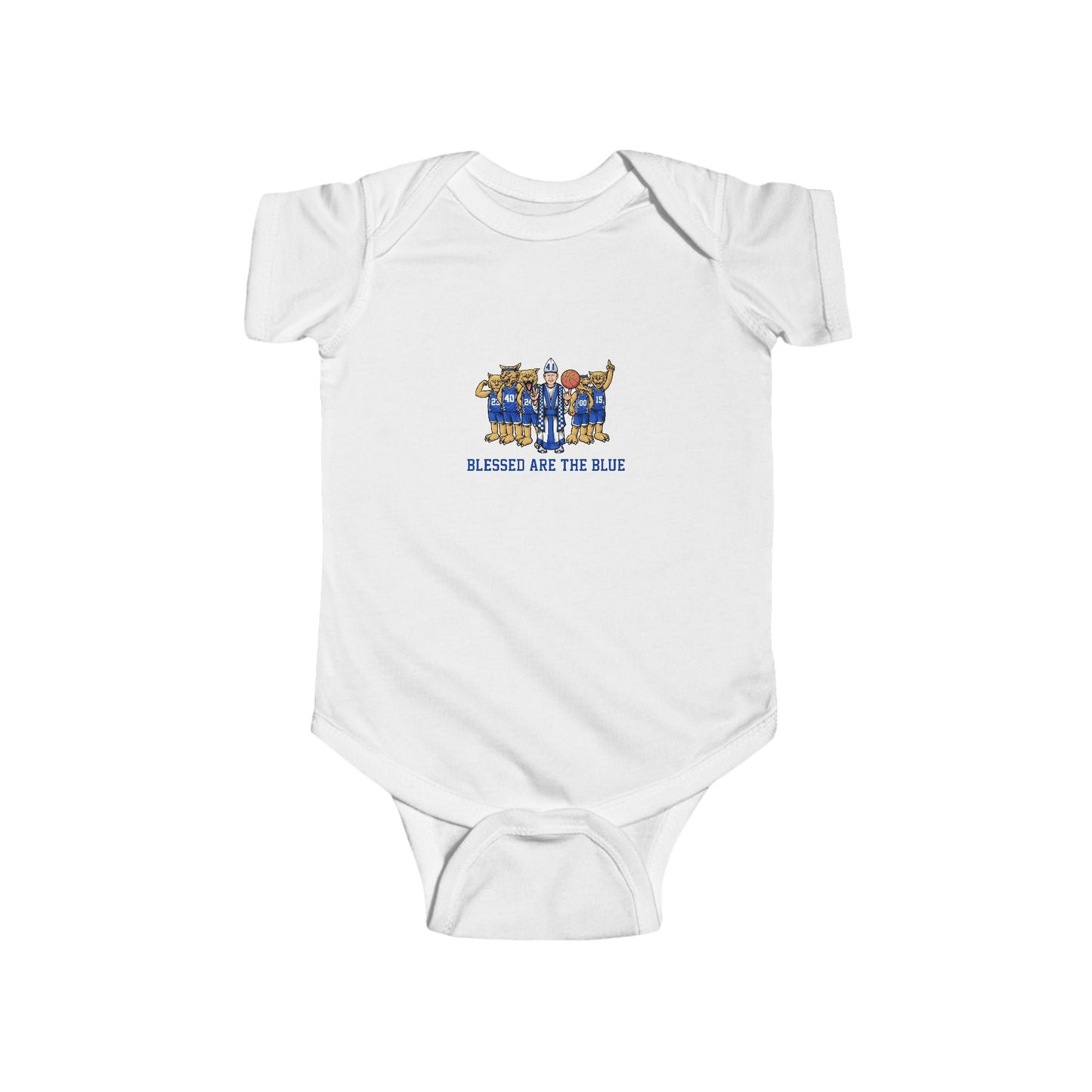 Blessed Are The Blue Infant Bodysuit - Cute Baby Apparel for the Cutest Fans