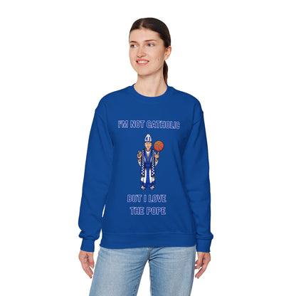 Love the Pope Crewneck Sweatshirt for Basketball Fans