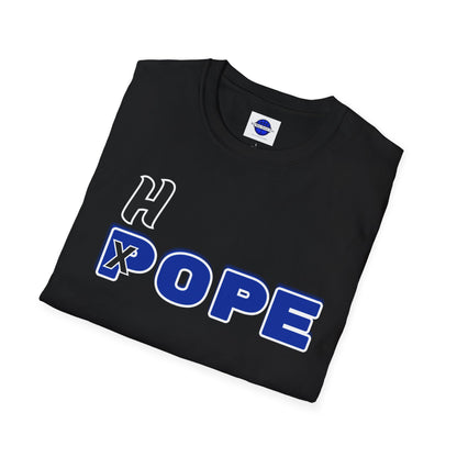 Unisex Softstyle T-Shirt - Fun 'H x POPE' Graphic Tee for Casual Outings & Celebrations