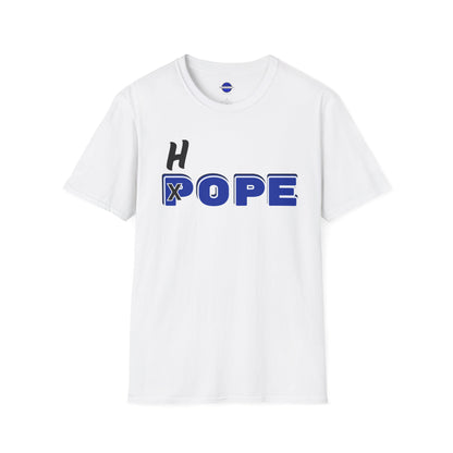 Unisex Softstyle T-Shirt - Fun 'H x POPE' Graphic Tee for Casual Outings & Celebrations