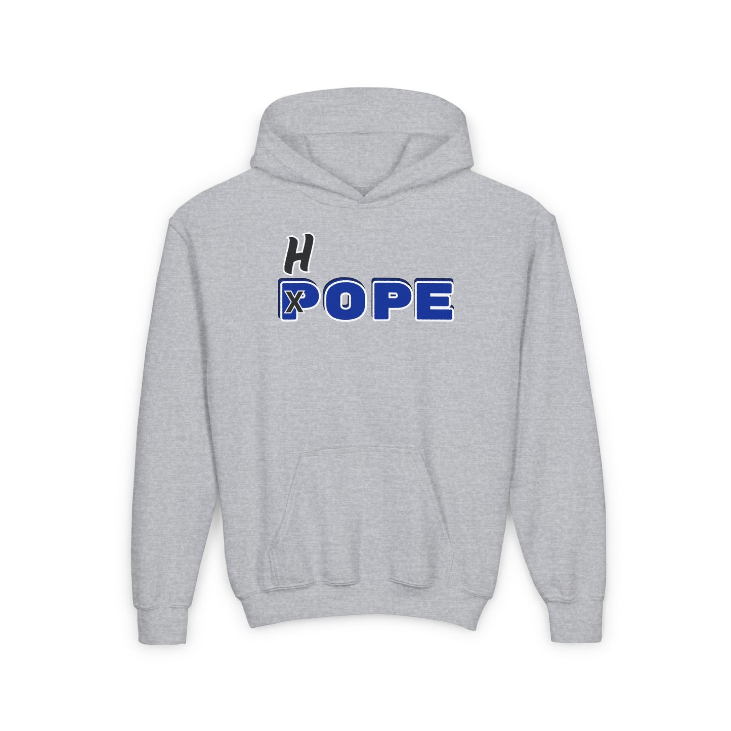 Youth Heavy Blend Hoodie - "Hope" Graphic Sweatshirt