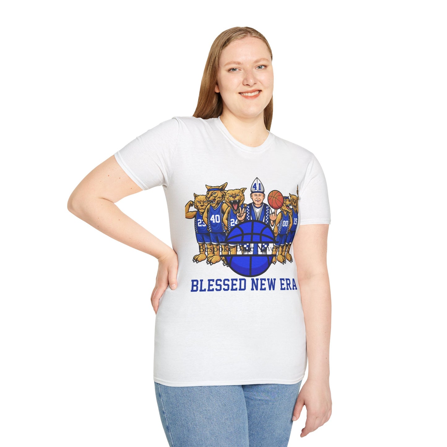 Blessed New Era -- Unisex Tee - White, gray, black