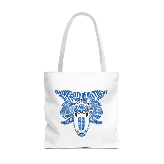 Word Cloud Cat Tote Bag