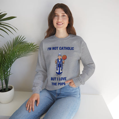 Love the Pope Crewneck Sweatshirt for Basketball Fans