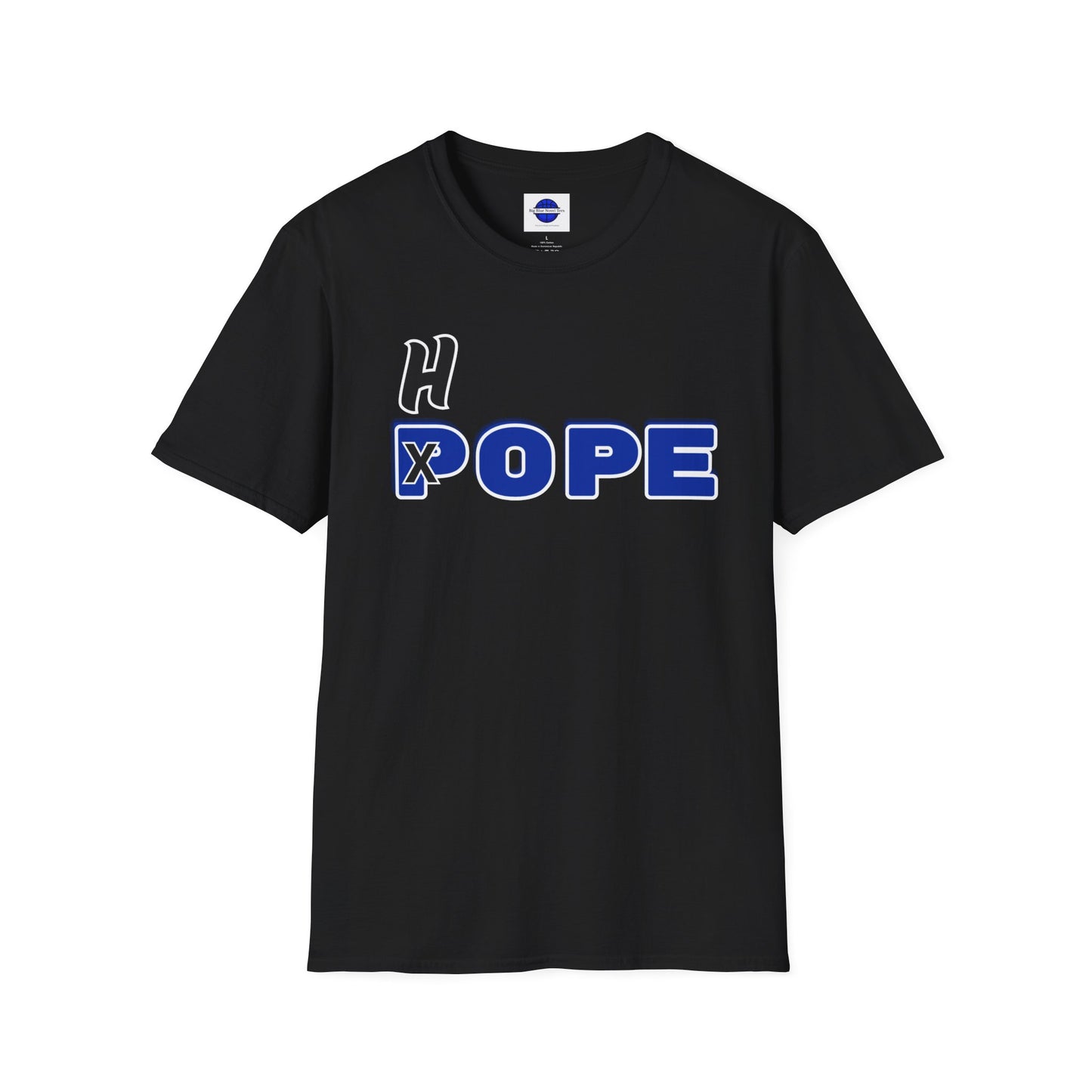 Unisex Softstyle T-Shirt - Fun 'H x POPE' Graphic Tee for Casual Outings & Celebrations