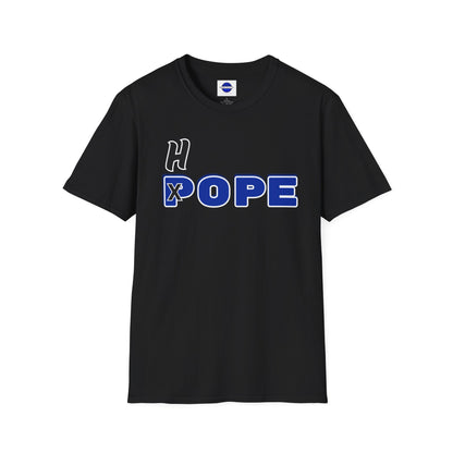 Unisex Softstyle T-Shirt - Fun 'H x POPE' Graphic Tee for Casual Outings & Celebrations