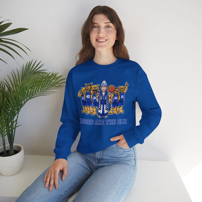 Blessed Are The Blue - Unisex Crewneck Sweatshirt