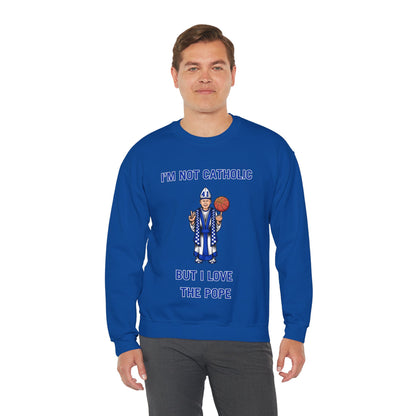 Love the Pope Crewneck Sweatshirt for Basketball Fans