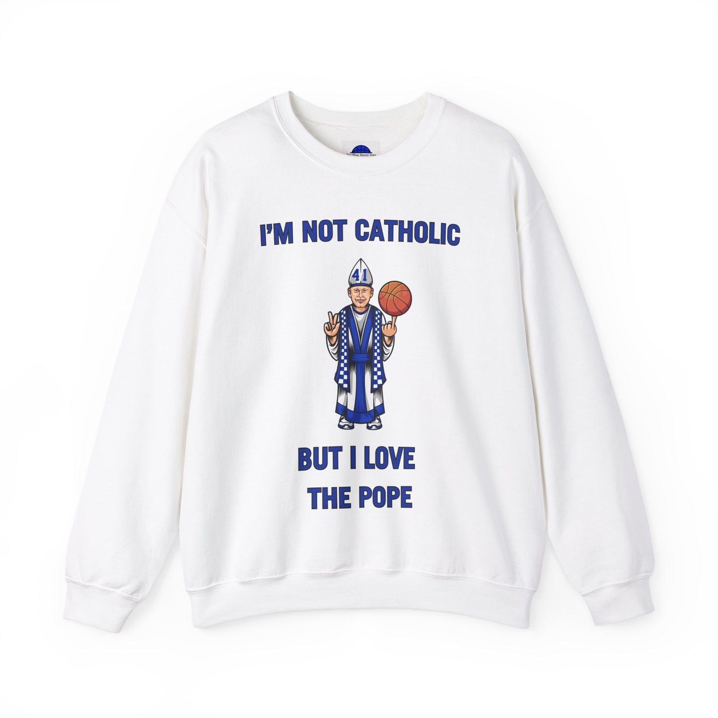 Love the Pope Crewneck Sweatshirt for Basketball Fans