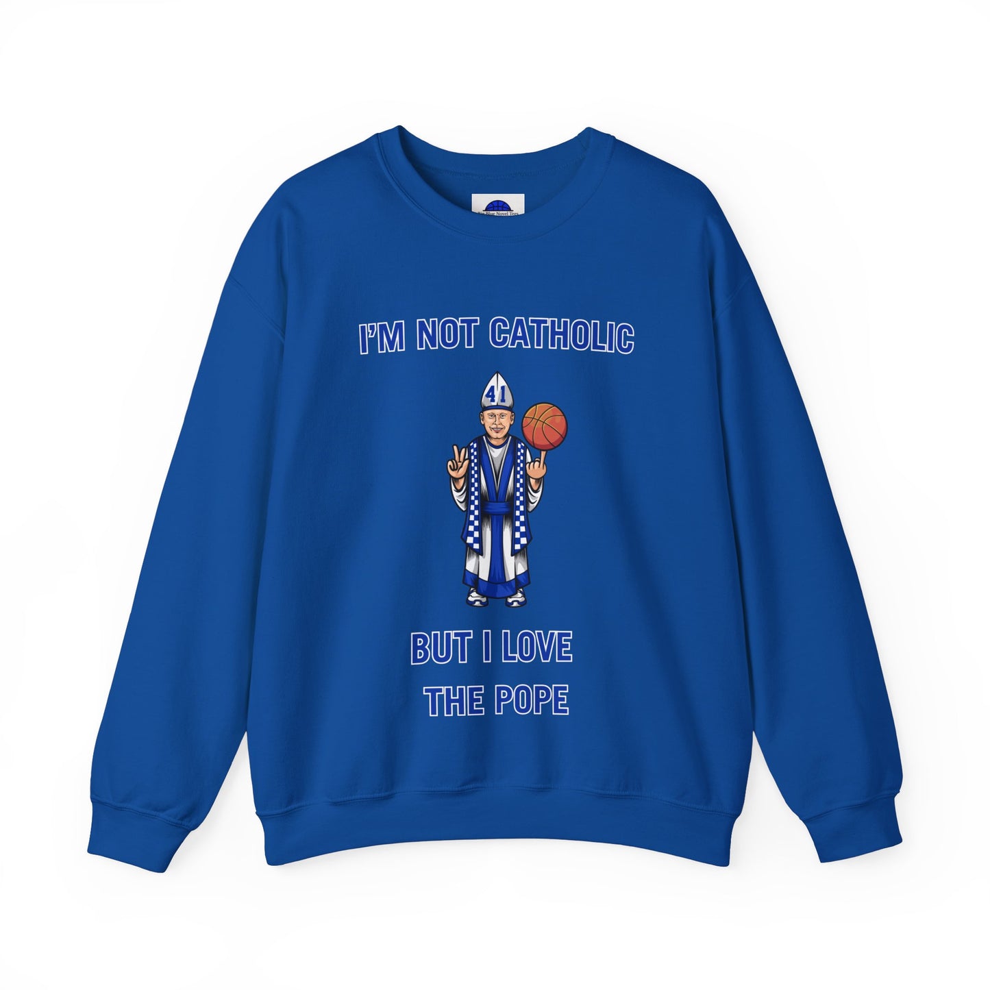 Love the Pope Crewneck Sweatshirt for Basketball Fans