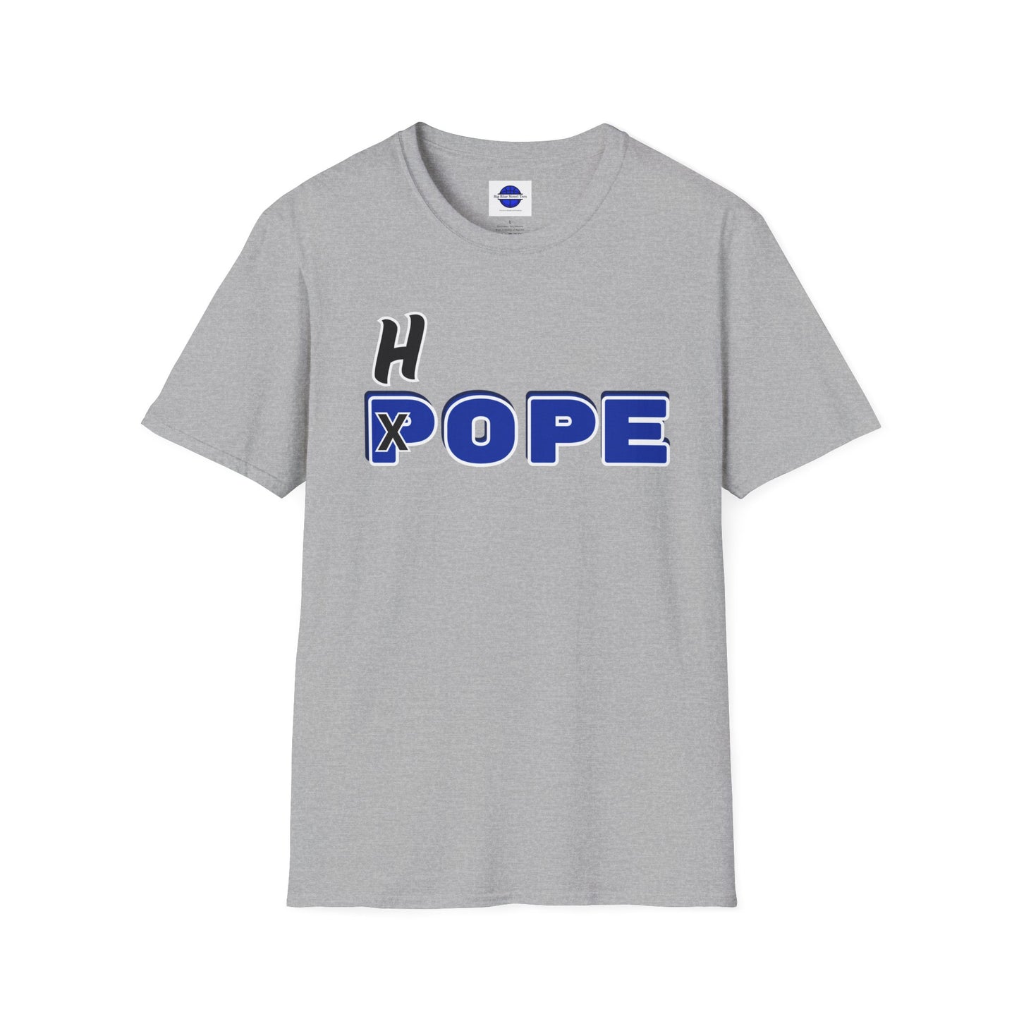 Unisex Softstyle T-Shirt - Fun 'H x POPE' Graphic Tee for Casual Outings & Celebrations