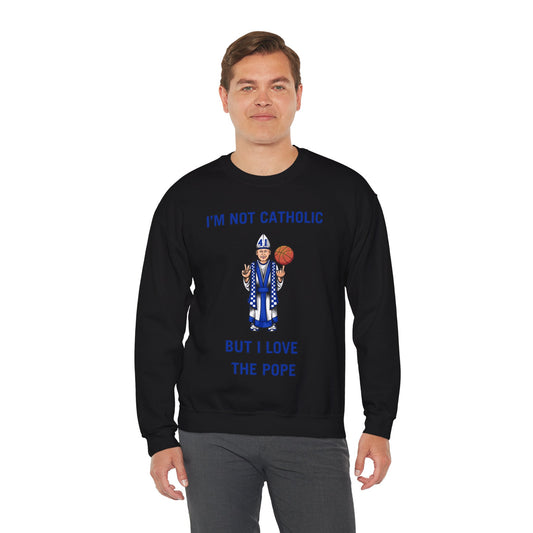 Love the Pope Crewneck Sweatshirt for Basketball Fans