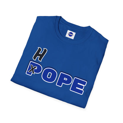 Unisex Softstyle T-Shirt - Fun 'H x POPE' Graphic Tee for Casual Outings & Celebrations