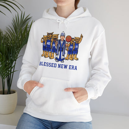 Blessed New Era Unisex Heavy Blend™ Hooded Sweatshirt - white, black, gray, blue