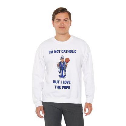 Love the Pope Crewneck Sweatshirt for Basketball Fans