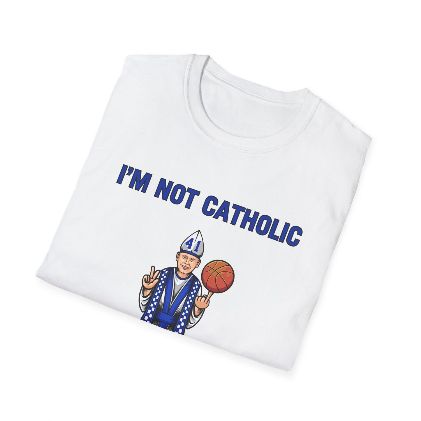 I Love the Pope in Black, Gray, Blue or White Unisex Softstyle T-Shirt - BBN Loves Our Coach!