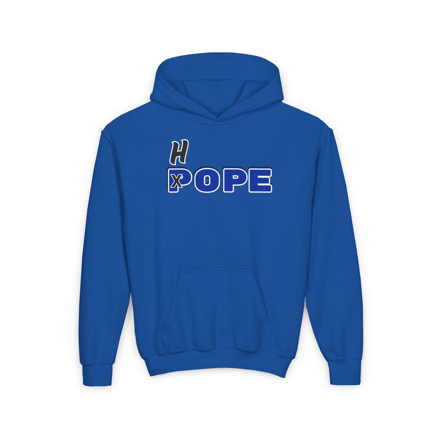 Youth Heavy Blend Hoodie - "Hope" Graphic Sweatshirt