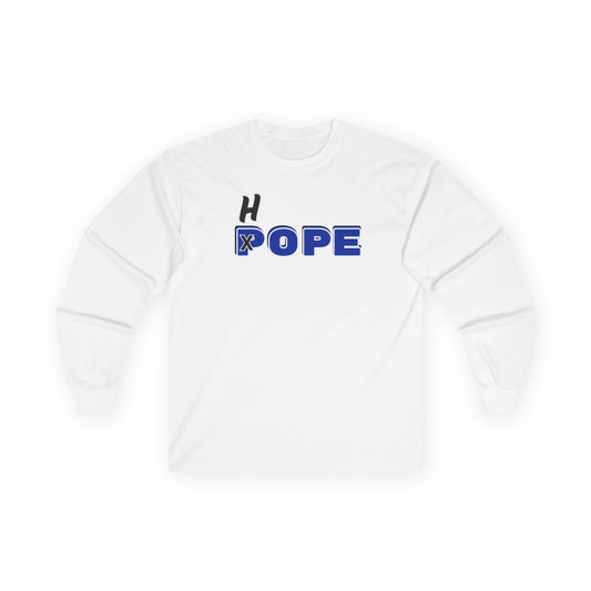 Hope Graphic Long Sleeve Tee - Inspirational Unisex Shirt