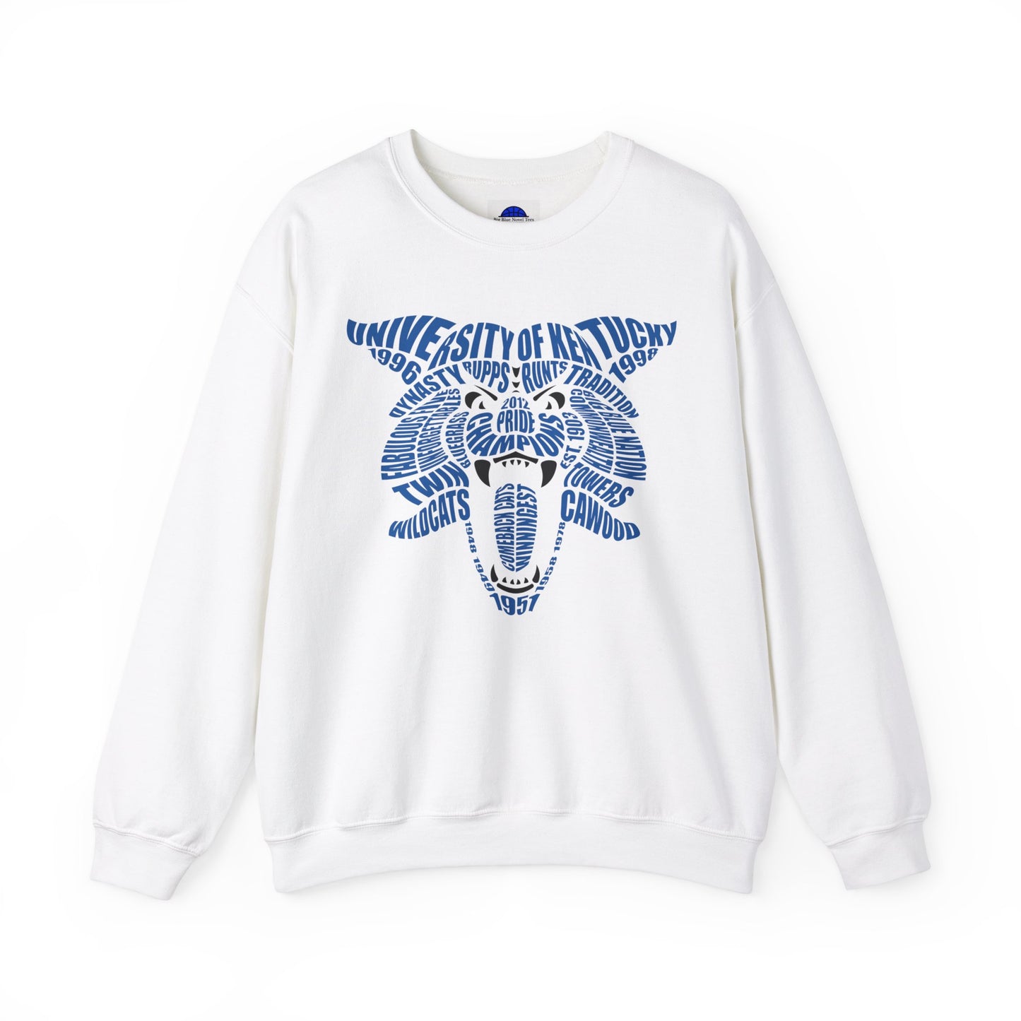 Word Cloud Cat Crewneck Sweatshirt