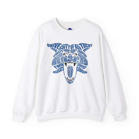 Word Cloud Cat Crewneck Sweatshirt