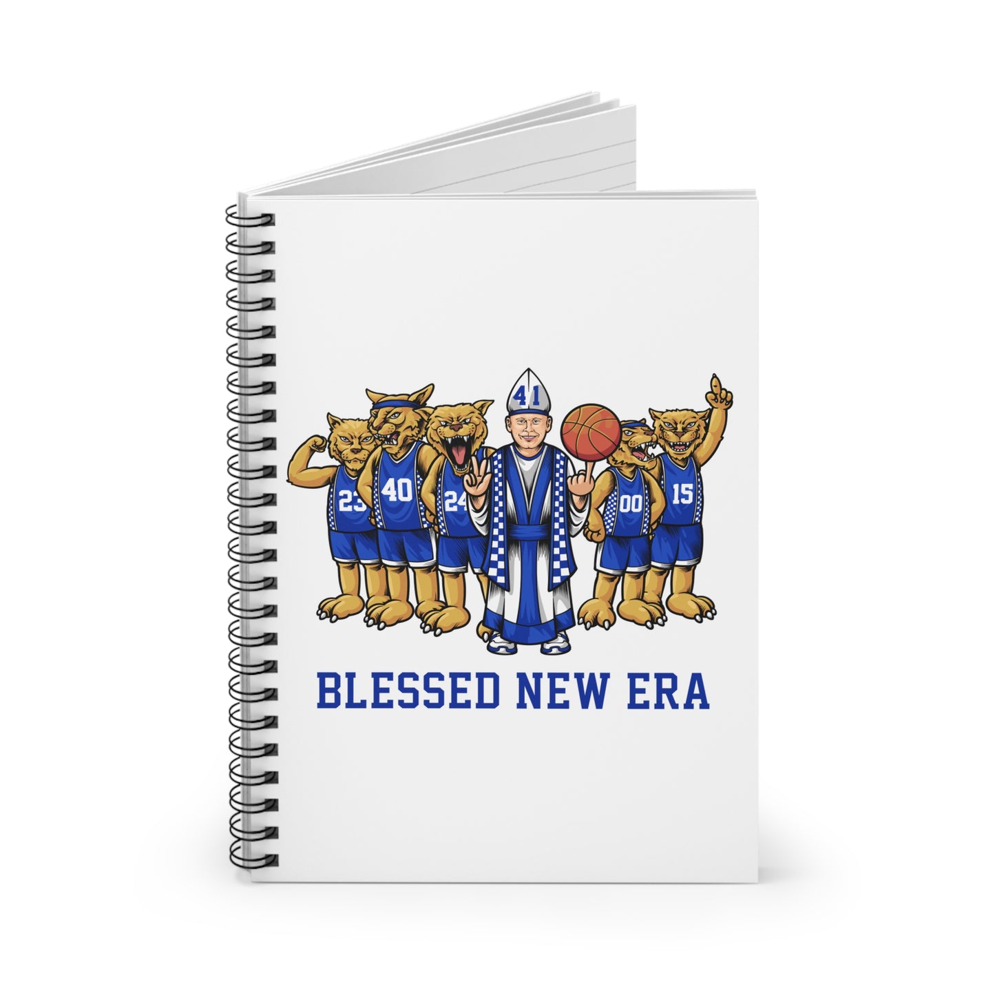 Blessed New Era Spiral Notebook - Perfect for Basketball Fans and Students