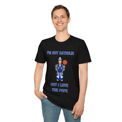 I Love the Pope in Black, Gray, Blue or White Unisex Softstyle T-Shirt - BBN Loves Our Coach!