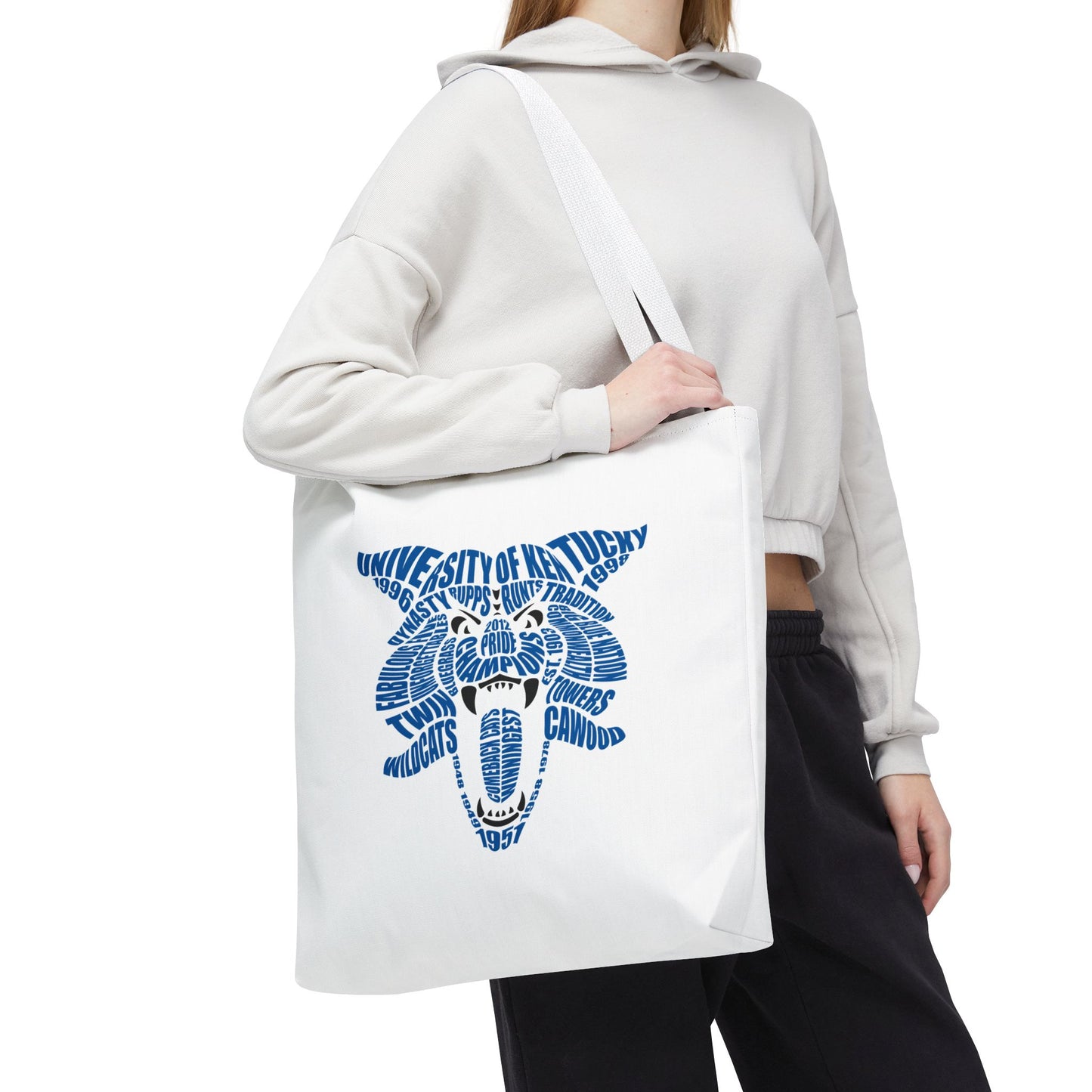 Word Cloud Cat Tote Bag