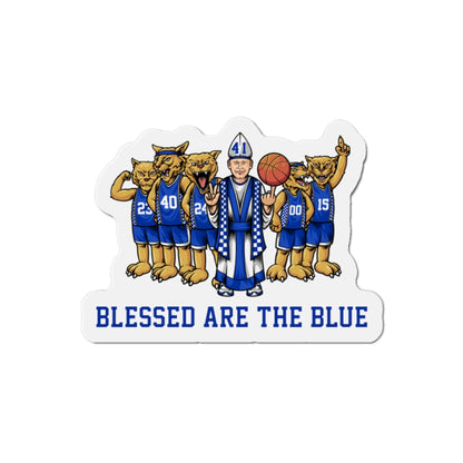 Blessed are the Blue Die-Cut Magnet