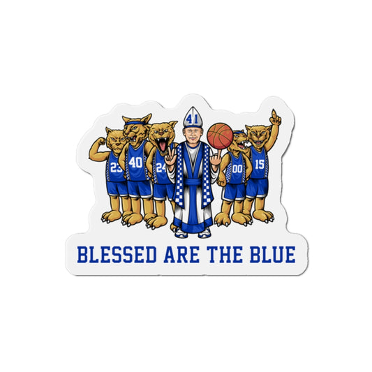 Blessed are the Blue Die-Cut Magnet