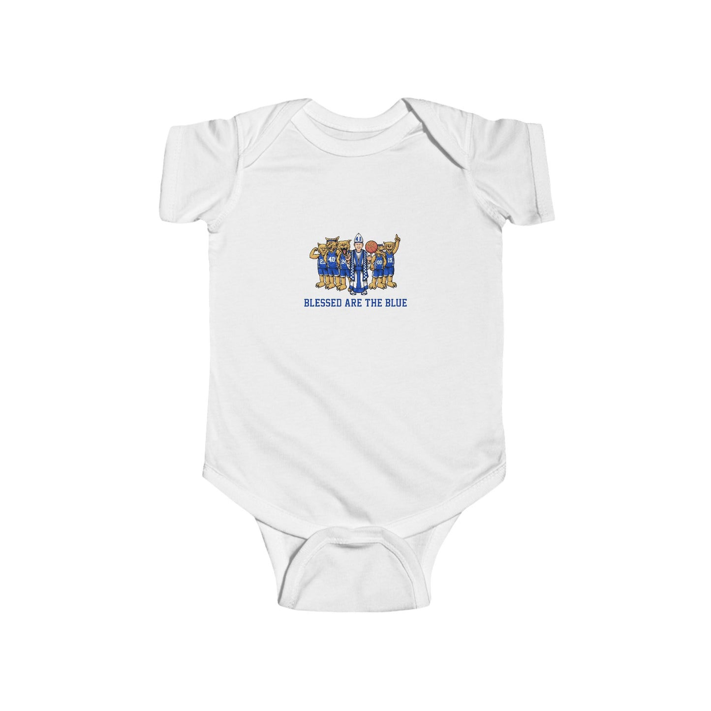 Blessed Are The Blue Infant Bodysuit - Cute Baby Apparel for the Cutest Fans