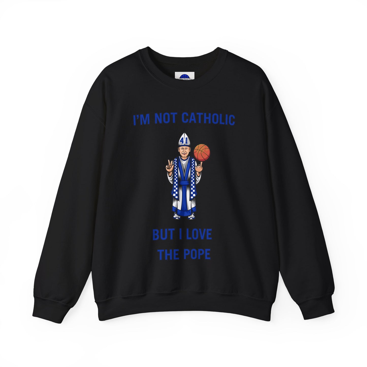 Love the Pope Crewneck Sweatshirt for Basketball Fans